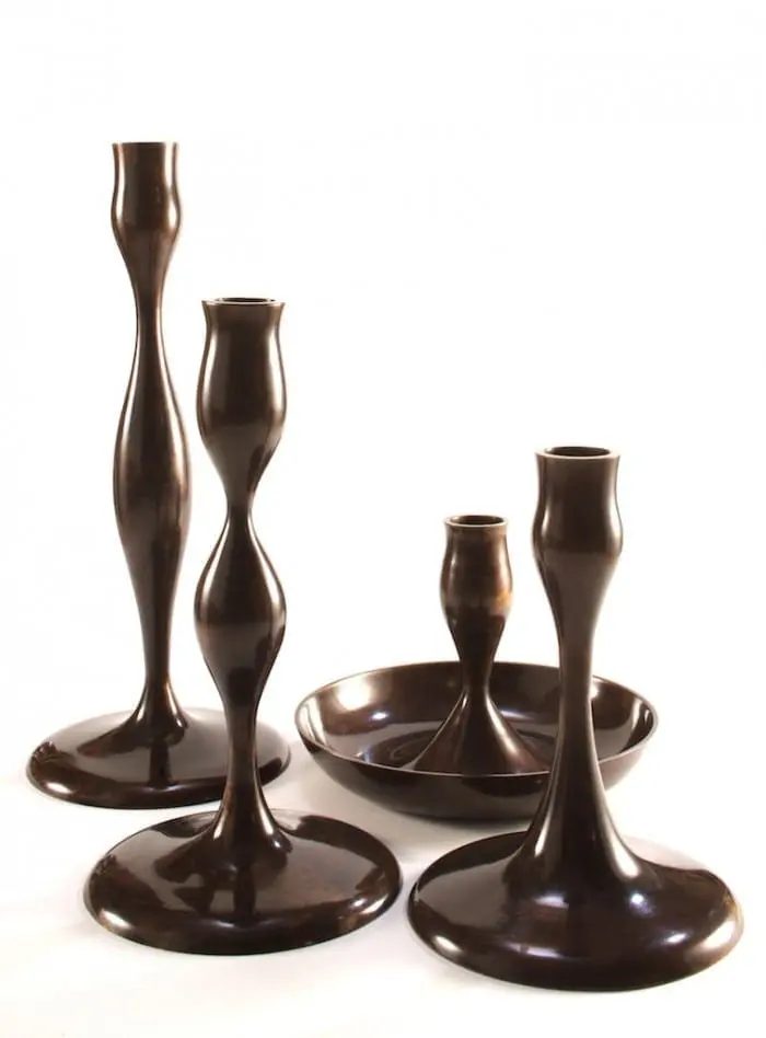 Brass candlesticks from Iqbal