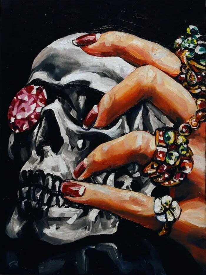 Gavin Brown 2008 Bejewelled 41x31cm