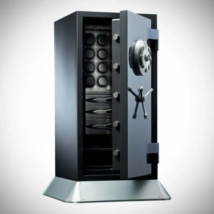 Damascus-Edition-Chronos-Watch-Safe-by-Brown-Safe