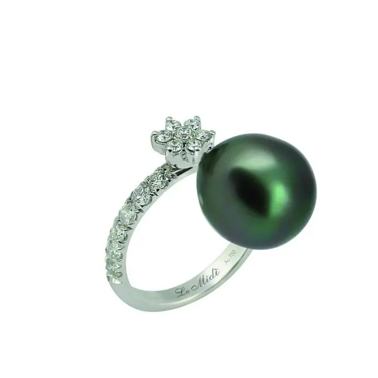 Anello perla e brillanti2