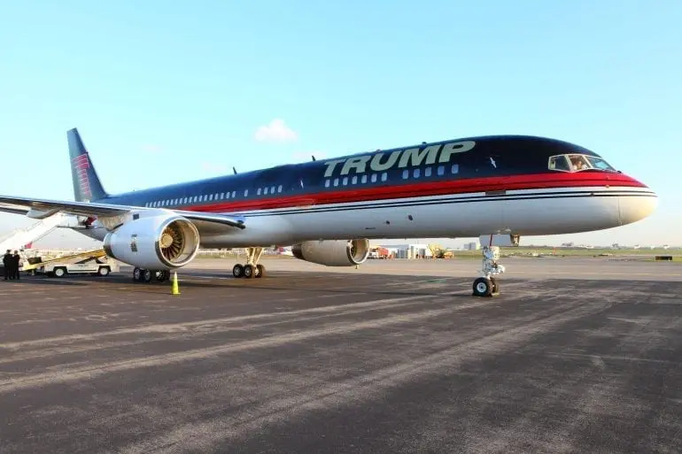 Flota aeriană a lui Donald Trump