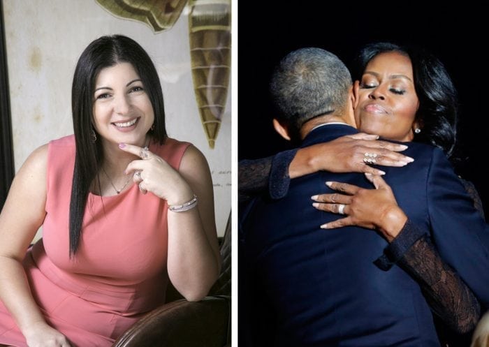 Michelle Obama poartă bijuteriile create de designerul român Narcisa Pheres