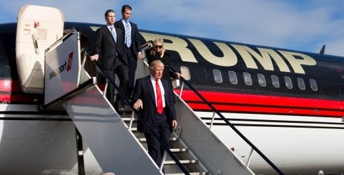 Flota aeriană a lui Donald Trump