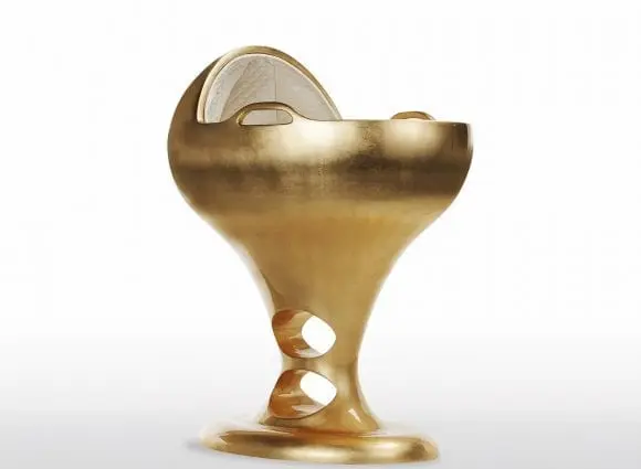 Cel mai scump pat de copil este realizat din aur masiv