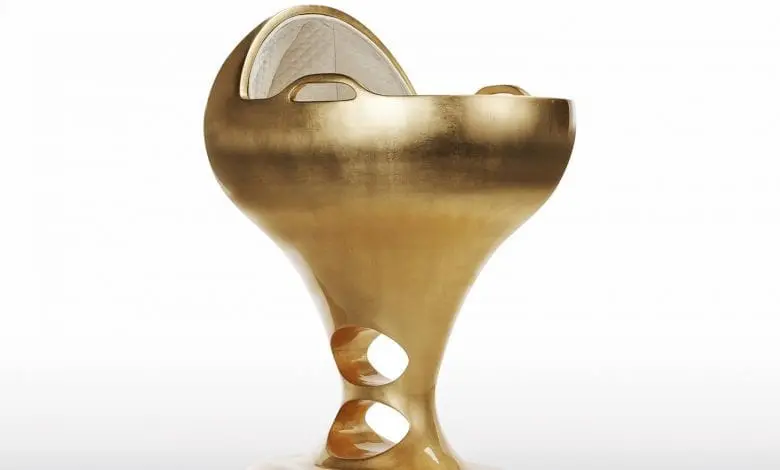 Cel mai scump pat de copil este realizat din aur masiv