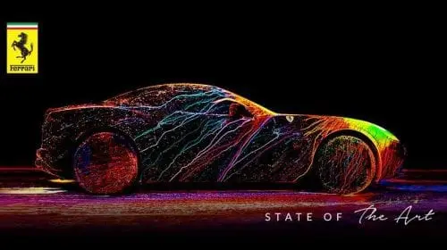 Ce se întâmplă când vopseaua UV și un Ferrari California T se întâlnesc la 240 km/h?