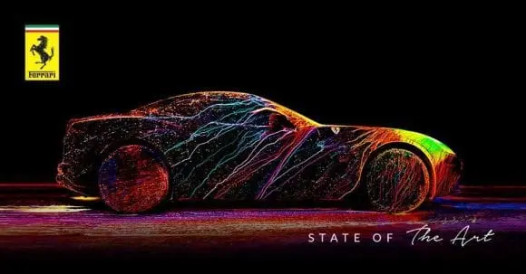 Ce se întâmplă când vopseaua UV și un Ferrari California T se întâlnesc la 240 km/h?