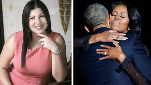 Michelle Obama poartă bijuteriile create de designerul român Narcisa Pheres