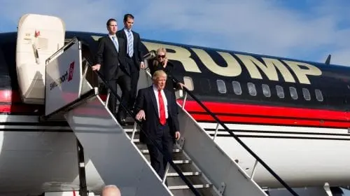 Flota aeriană a lui Donald Trump