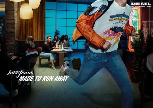 DIESEL JOGGJEANS, MADE TO RUN AWAY