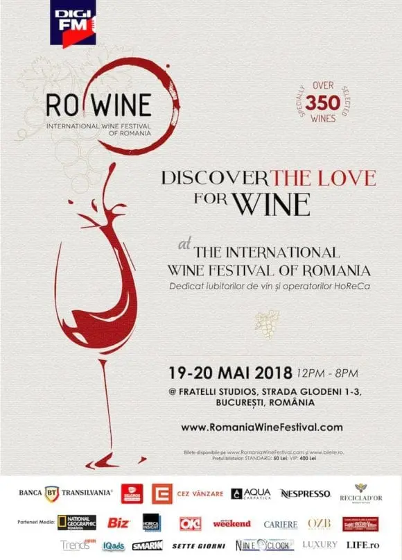 Mai sunt 2 zile până la startul celei de-a treia ediții RO-Wine! 350 de vinuri de top, din toate colțurile lumii, așteaptă să fie degustate!