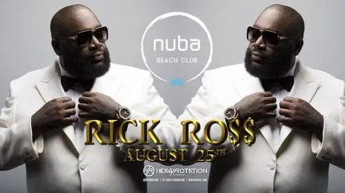 Rick Ross vine cu Lamborghini-ul direct pe scena NUBA Beach Club