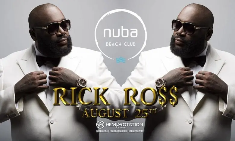 Rick Ross vine cu Lamborghini-ul direct pe scena NUBA Beach Club