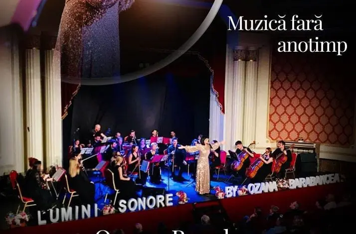 Muzică fără anotimp – Spectacol muzical Ozana Barabancea și Lumini Sonore Orchestra