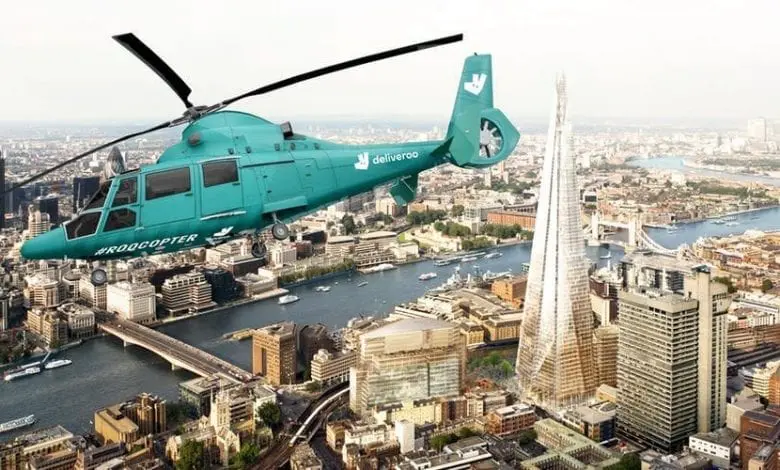 Premieră mondială la Londra: Restaurantul în elicopter, lansat de un startup