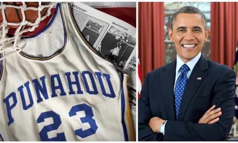 Tricoul de baschet din liceu al lui Obama, vândut pentru o sumă impresionantă