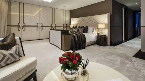 Soluția unui interior Art Deco pentru stilul contemporan de viață dintr-un penthouse