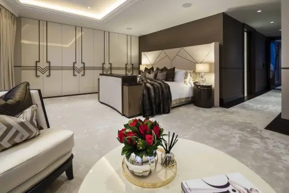 Soluția unui interior Art Deco pentru stilul contemporan de viață dintr-un penthouse