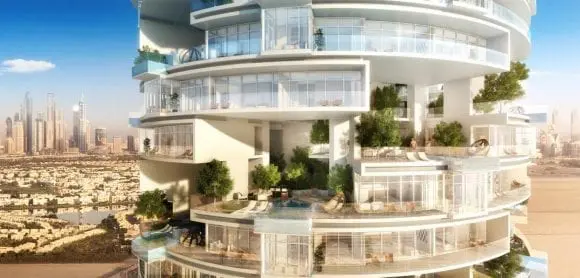 Turn spectaculos cu 271 de piscine, într-un nou concept hotelier la Dubai