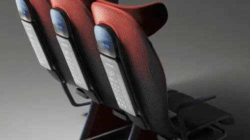 Scaunul de avion personalizat prin smartphone, creația designerilor londonezi