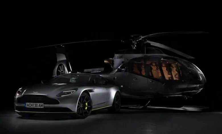 Airbus și Aston Martin au lansat un elicopter exclusivist în Alpii Francezi