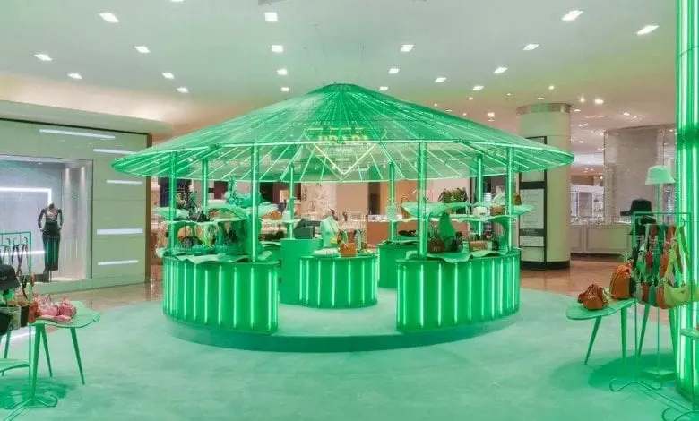 „Hyper Leaves”, pop-up-ul eclectic creat de Prada și Galeries Lafayette