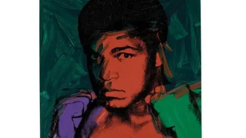 Un portret Warhol al lui Muhammad Ali, scos la licitație
