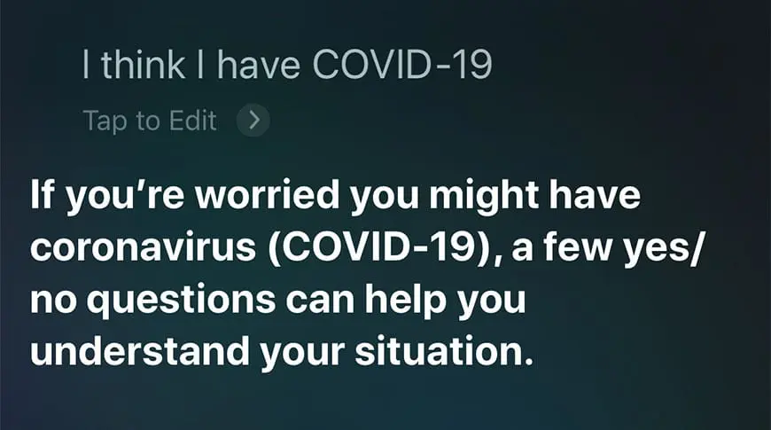 siri covid