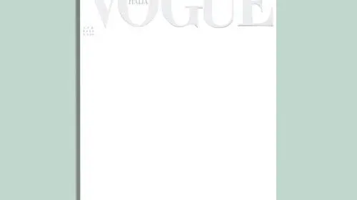 Vogue Italia publică prima copertă albă
