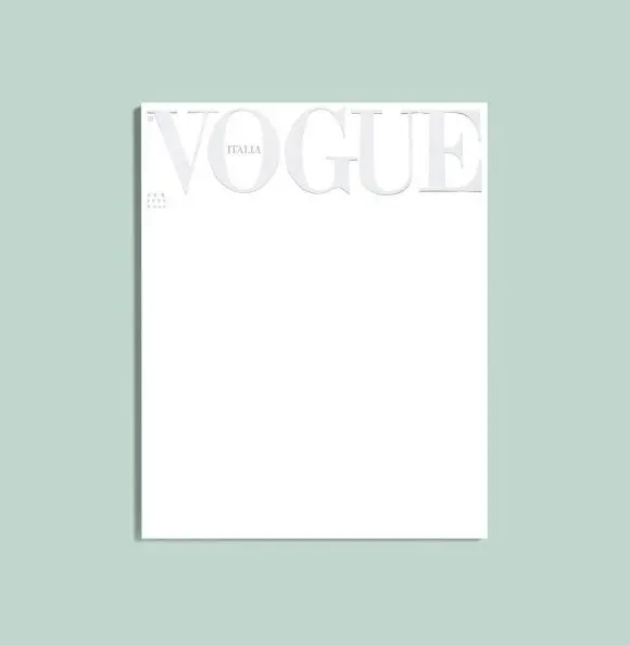 Vogue Italia publică prima copertă albă
