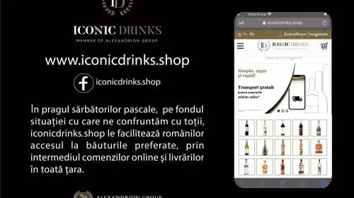 Iconicdrinks.shop le facilitează românilor accesul la băuturile preferate, ȋn pragul sărbătorilor pascale