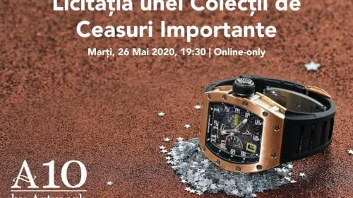 Artmark: Cea mai mare colecție de ceasuri din România, la licitație pe 26 mai
