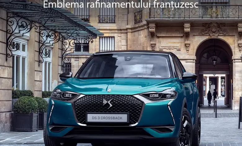 DS 3 CROSSBACK, SUV-ul dinamic și elegant creat de DS Automobiles