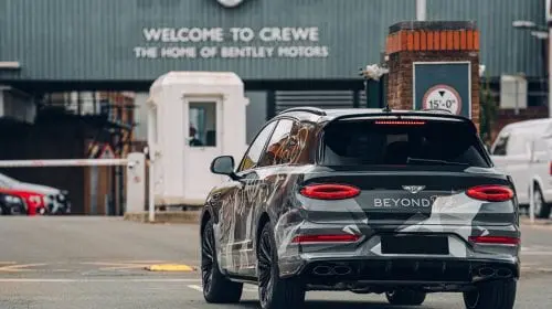 Poze spion cu noul Bentley Bentayga