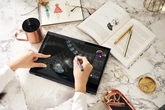 ASUS ZenBook Flip S UX371, un convertibil ultrasubțire echipat cu ecran OLED