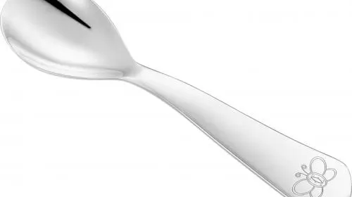 Lingurița Cartier Baby din argint se vinde cu 330 de dolari