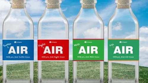 My Baggage – Aer din Marea Britanie direct în sticlă