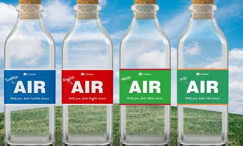 My Baggage – Aer din Marea Britanie direct în sticlă