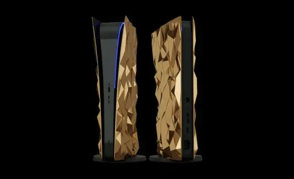 Consola PS5 din aur pur valorează  1,8 milioane de dolari