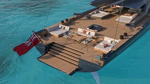 Acest yacht personalizat este proiectat pentru a parcurge distanțe mari la viteze impresionante