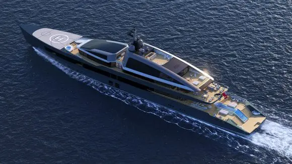 Acest superyacht epic are un heliport care funcționează ca teren de baschet