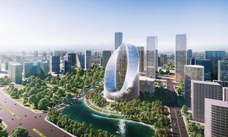 Cel mai mare producător de smartphone-uri din China construiește o clădire în formă de buclă infinită. Vezi cum va arăta superba construcție