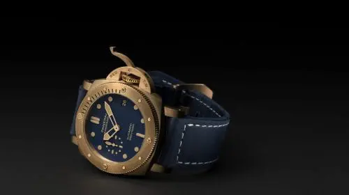 Panerai lansează anul acesta o versiune de 42 mm a emblematicului său Bronzo