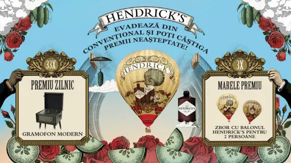 Alexandrion Group anunță o campanie cu premii inedite, dedicată celor care iubesc Hendrick’s Gin