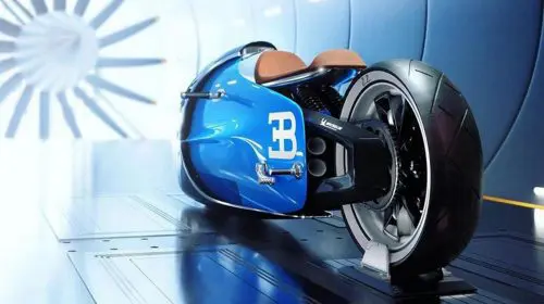 Bugatti Vitesse, motocicleta-concept  cu putere masivă în design