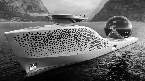 Earth 300 – Concept spectaculos de iaht de explorare cu oameni de știință la bord