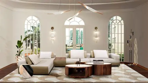 Un design elegant și flexibil pentru living și dining, într-un ambient modern și armonios