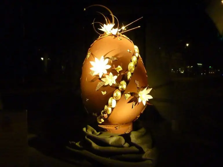 Golden-Speckled-Chocolate-Egg