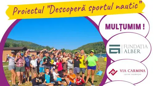 Caritabil: Proiectul pilot „Descoperă sportul nautic!” a fost finalizat cu succes