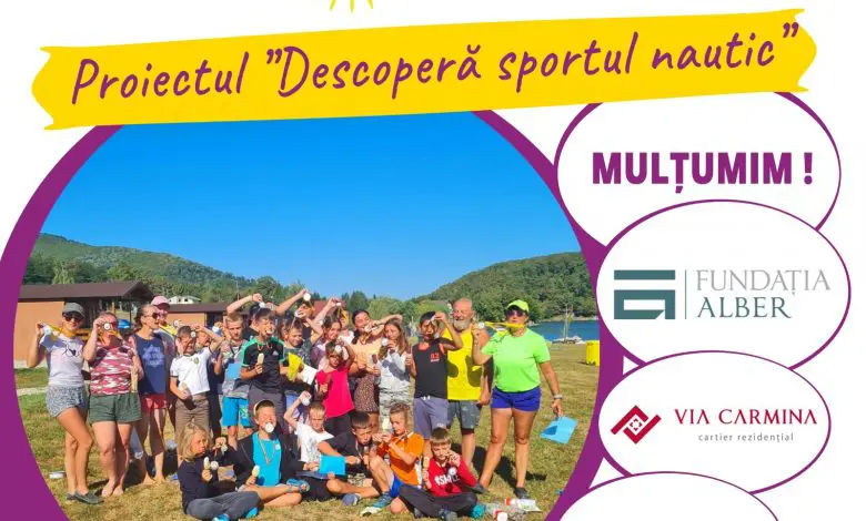 Caritabil: Proiectul pilot „Descoperă sportul nautic!” a fost finalizat cu succes